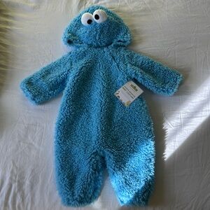 6-12 month baby Cookie Monster costume